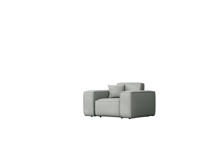 Kaiser Möbel Gartensessel Für Den Garten Malibu Stoff Odyssey Hellgrau, Holz, 121x73x88 cm, Gartenmöbel, Loungemöbel, Loungesessel