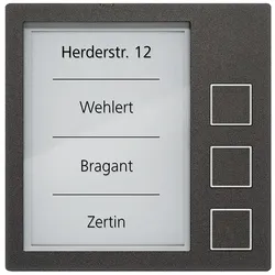 TCS Tür Control Klingeltastenmodul 3-Tasten SW AMI10913-0057