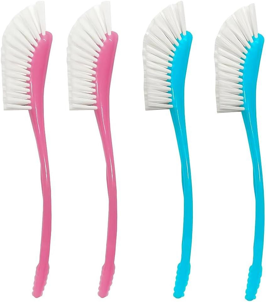 Set van 4 nylon keukenborstels van 23 cm voor pannen