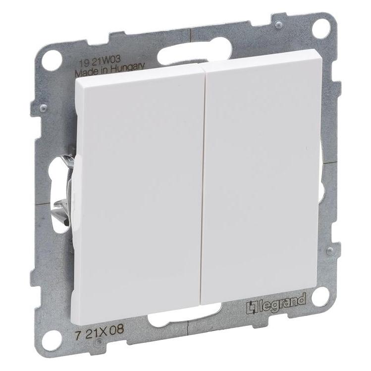 Legrand 2g Two-Way Switch Auto Terminals White (721108)