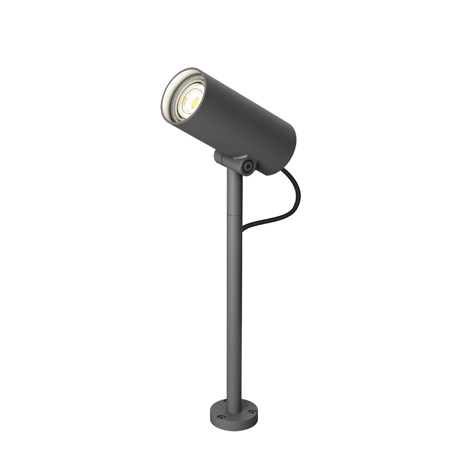 Wever & Ducré LED-Pollerleuchte STIPO OUTDOOR FLOOR PROJ 4.0 - 3000K A anthrazitgrau 737468A5 5404037333936