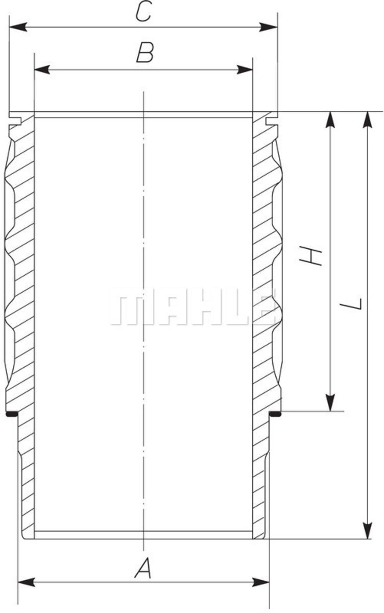 Zylinderlaufbuchse MAHLE 061 WN 17