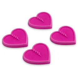CRAB GRAB MINI HEARTS Stomppad 2027 hot pink