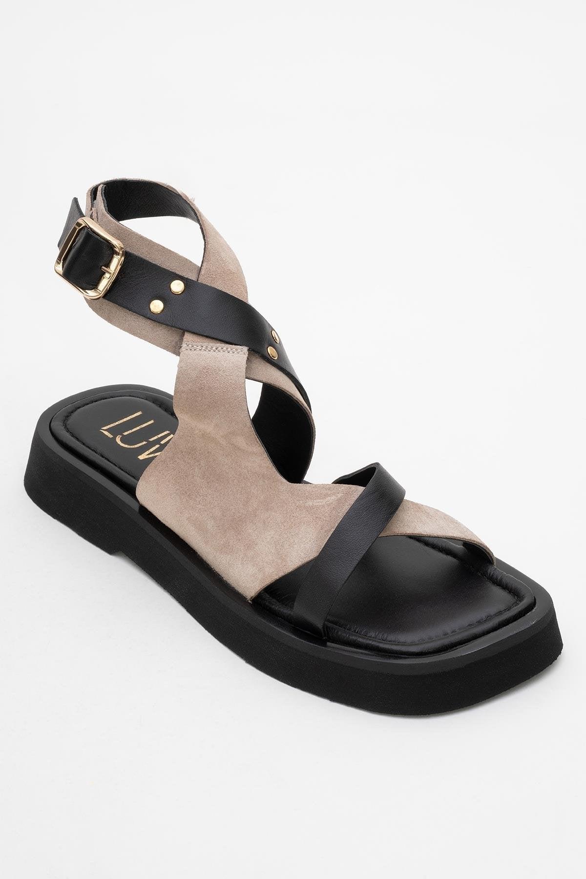 Forever & Always Wildleder-Sandale für Damen - Beige