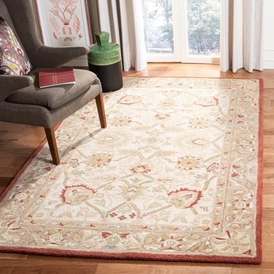 SAFAVIEH Handmade Anatolia Adella Traditional Oriental Hand-spun Wool Rug