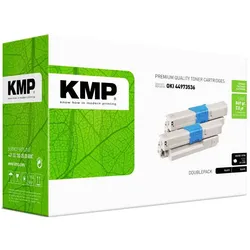 KMP, Toner, Toner ersetzt 2x 44973536 (BK)