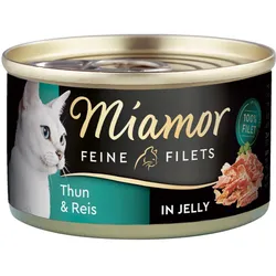 Miamor Feine Filets in Jelly Thunfisch & Reis 24x100 g
