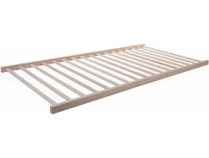 CHILDHOME Sommier à lattes pour lit 140x70 cm Naturel B140TIPIMF