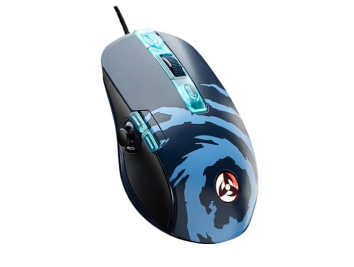 Lexip x Tsume - Naruto Shippuden muis - analoge duimjoystick - 12 programmeerbare toetsen en acties - verstelbaar gewicht - PAW3327 optische sensor van 100 tot 12.000 DPI (Kakashi)