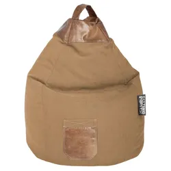 Sitting Point Sitzsack Beanbag Jamie XXL Stoff Beige Sand