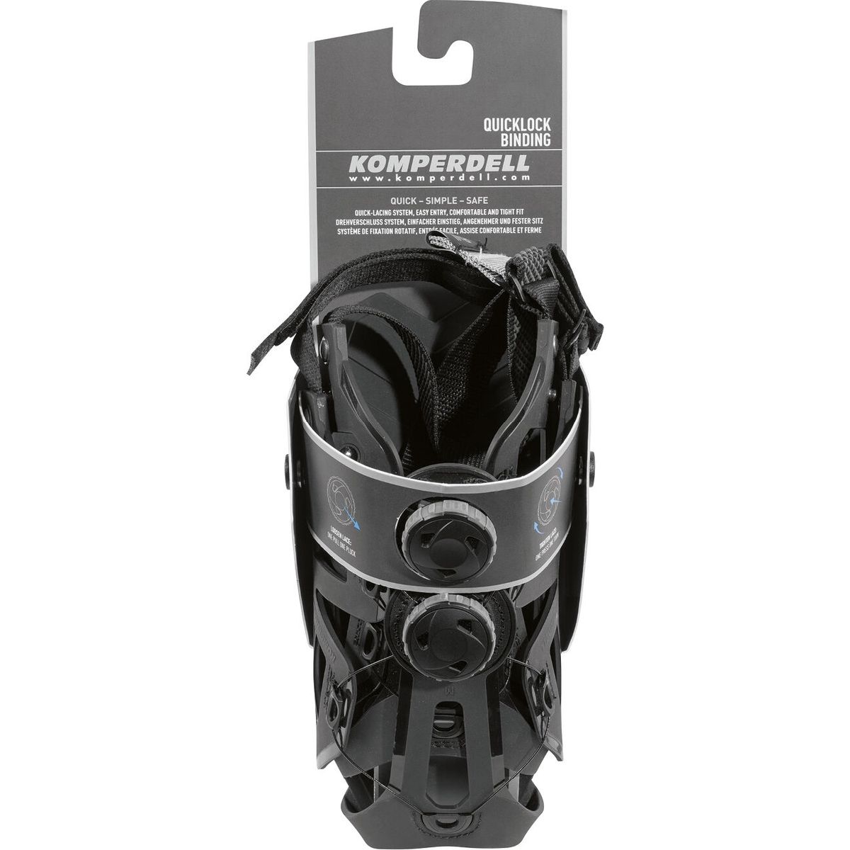 Komperdell Quicklock Snowshoe Binding black (925) M 6643-925-M