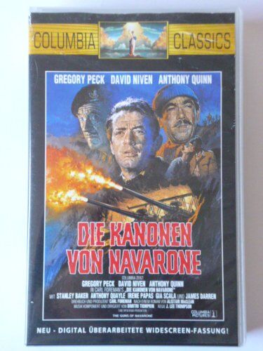 Thompson, J. Lee - Die Kanonen von Navarone [VHS] - Preis vom 08.10.2026 07:26:42 h