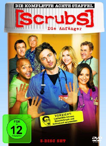 Zach Braff - Scrubs: Die Anfänger - Die komplette achte Staffel [3 DVDs] - Preis vom 10.10.2026 11:48:34 h