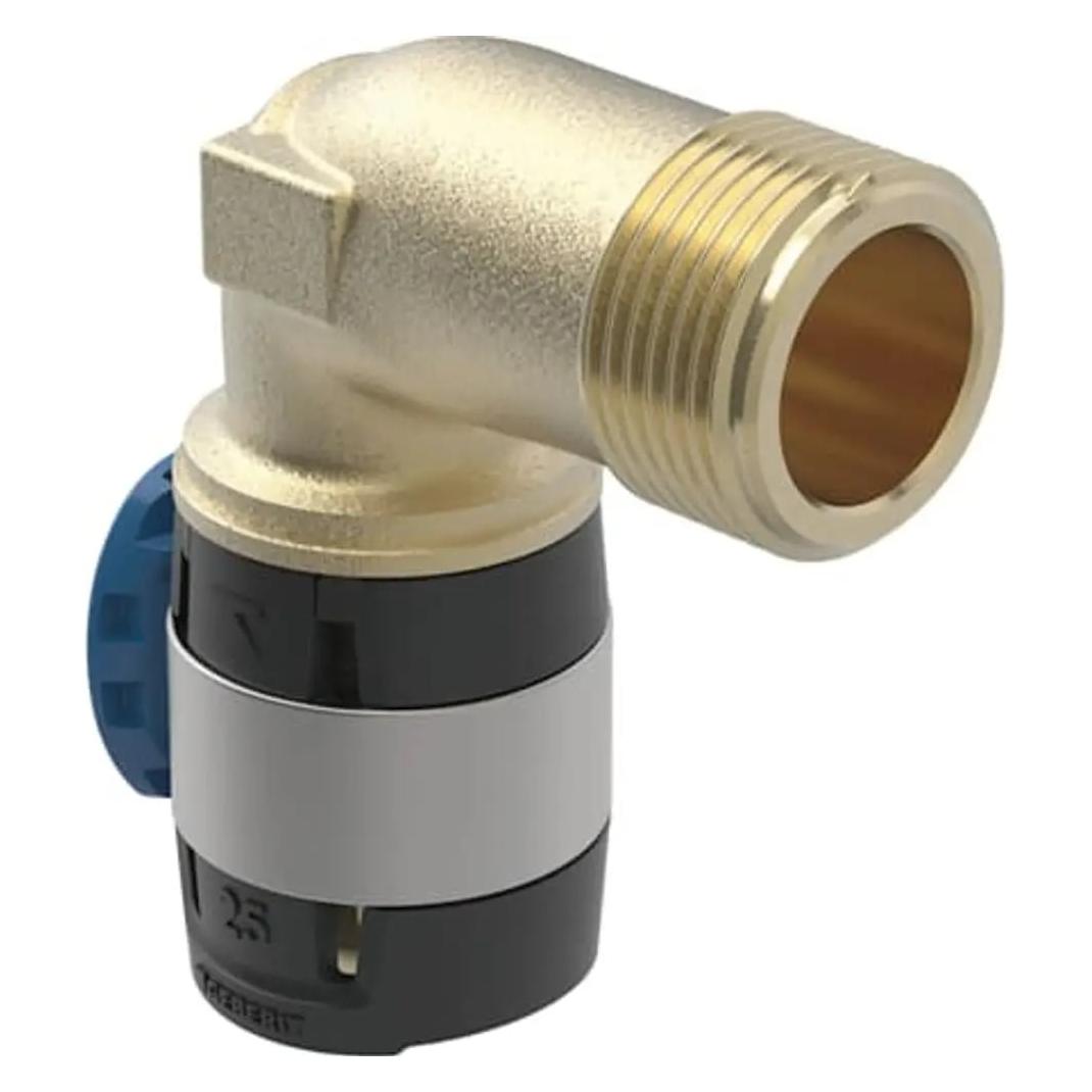 Geberit FlowFit Übergangsbogen 90° mit Aussengewinde, lang, DN 12 / 15 (620.522.00.1)