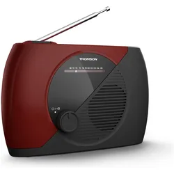 Thomson RT353 Radio rot-schwarz (FM), Radio, Rot