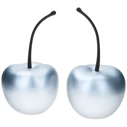 2er Set Pottery Pots Deko-Kirsche XS Silber matt – 1x E2214-S1-SI