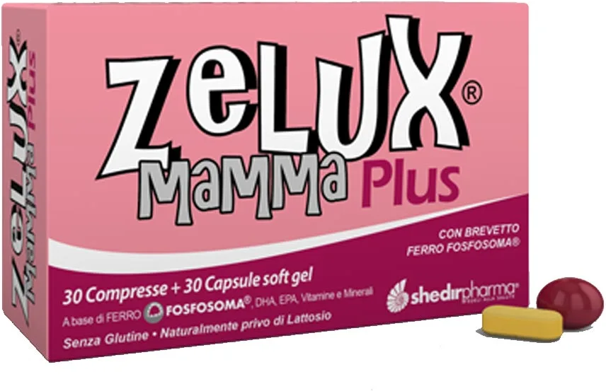 SHEDIR PHARMA Srl Unipersonale Shedir Pharma, Zelux Mamma Plus, 30 Compresse + 30 Capsule soft gel