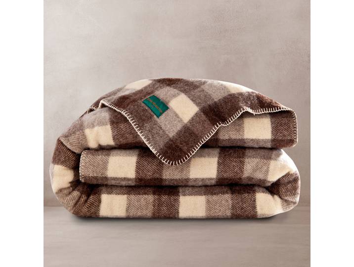 Couverture pure laine fabrication française 400 g/m² - Blancheporte