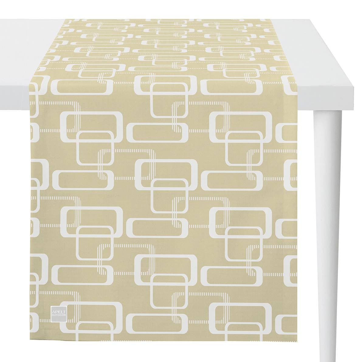 home24 Tafelloper 3966 beige, Breedte: 46 cm, Lengte: 135 cm