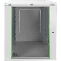 Netzwerkschrank Dynamic Basic Serie 600x600 mm (BxT), IT-Schrank hellgrau, 16 Höheneinheiten