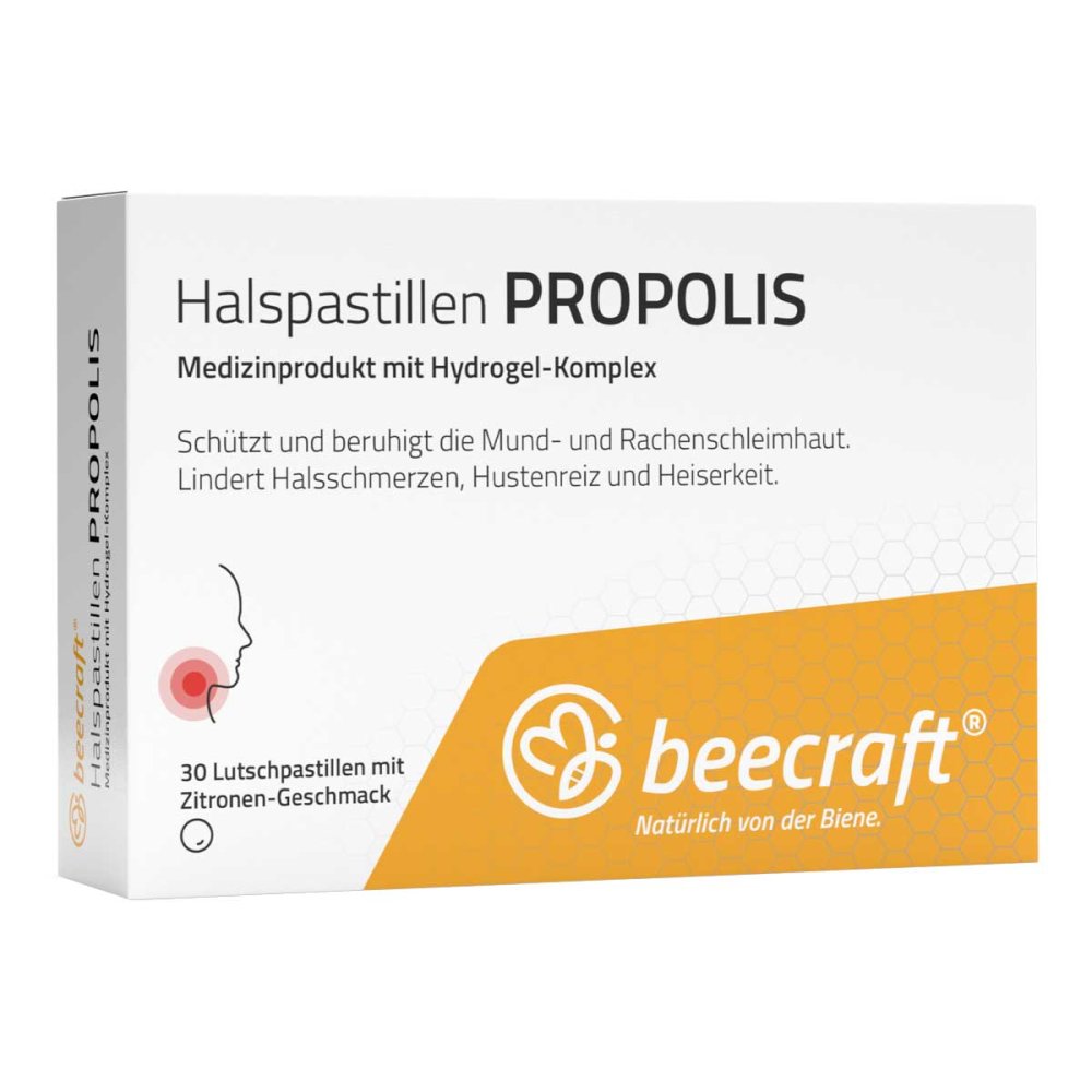 Hansa Naturheilmittel GmbH Beecraft Halspastillen Propolis 18117323