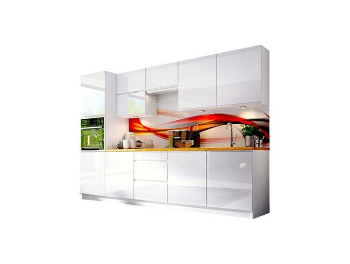 ROYAL24_MARKT Küchenzeile K56-G300 - Velmora - Hoher Standard mit modernem Design, (Komplett Set), Premium - Modern - Exzellent
