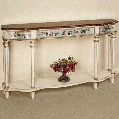 Coast To Coast Imports, Llc Uva Viti Buffet Table Antique Ivory , Antique Ivory