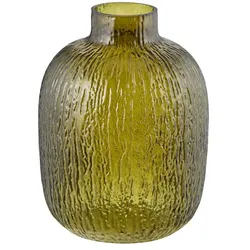 HOME STORY Vase   ¦ grün ¦ Glas ¦ Maße (cm): H: 27  Ø: 20.0
