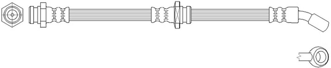 K&K FT0325 Bremsschlauch