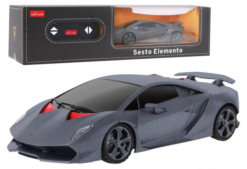Rastar Rc sportwagen op afstand bestuurbare Lamborghini Sesto Elemento grijs 1:24