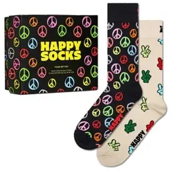 Happy socks 2P Peace Socks Gift Set Mixed Baumwolle Gr 41/46