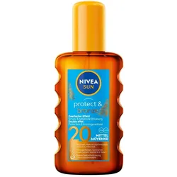 NIVEA, Sonnencreme, Protect & Bronze Sonnenöl LSF 20 (SPF 20, 200 ml)