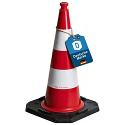 Dönges, Verkehrstechnik, Verkehrsleitkegel nach TL, retroreflektierend, 750 mm, Folientyp A (RA1)