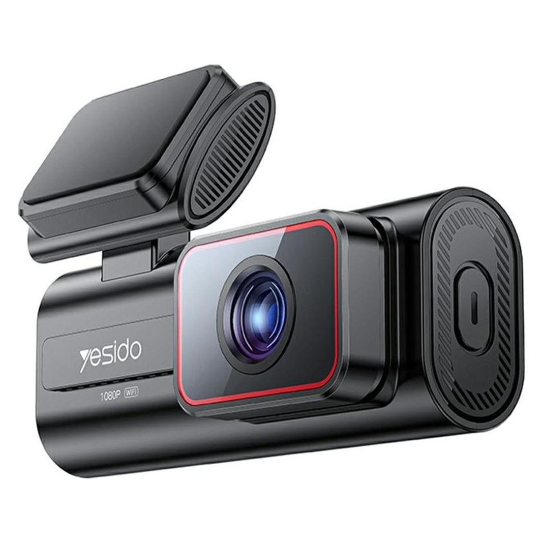 Yesido - Dash Camera (KM21) - Full HD 1080p, 145° Angle Range, 1.47" IPS Built-in Screen - Black (Eingebautes Display, Full HD) (KM21)