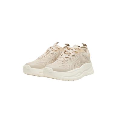 Sneaker BUFFALO "Buffalo ZLINK - VEGAN KNIT", Damen, Gr. 40, beige, Kunstfaser, Schuhe Sneaker