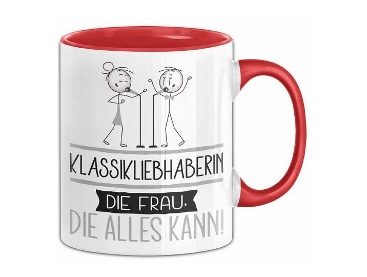 Trendation Tasse Klassikliebhaberin Geschenk Tasse Becher Die Frau Die Allen Kann Ges
