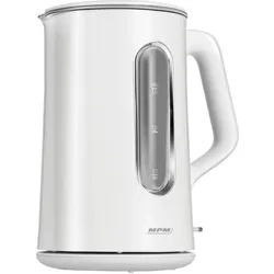 Hella Elektrischer Wasserkocher 1,5 l weiss MCZ-126/B, Wasserkocher, Weiss