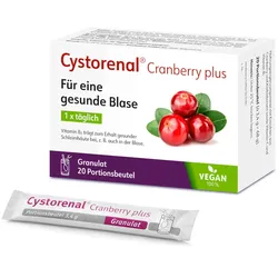 CYSTORENAL Cranberry plus 20 St Granulat