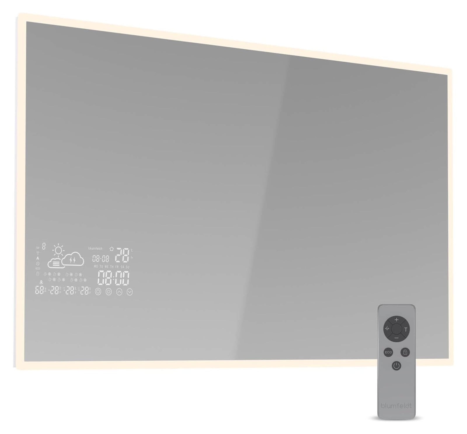 Selius Infraroodverwarming Wandmontage 500 W - Zwart - IP44 voor Badkamer