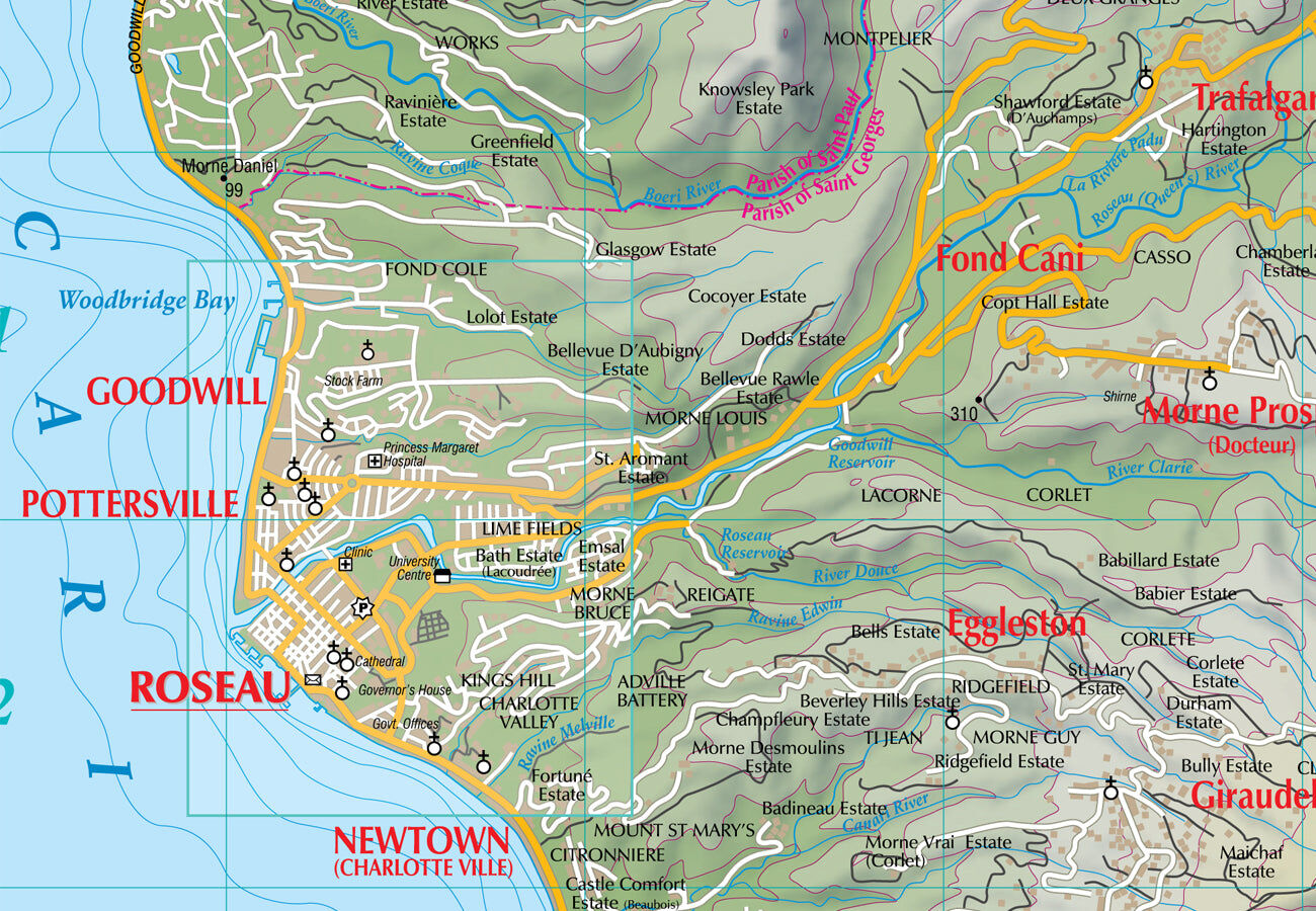 Carte topographique - Dominique   Kasprowski