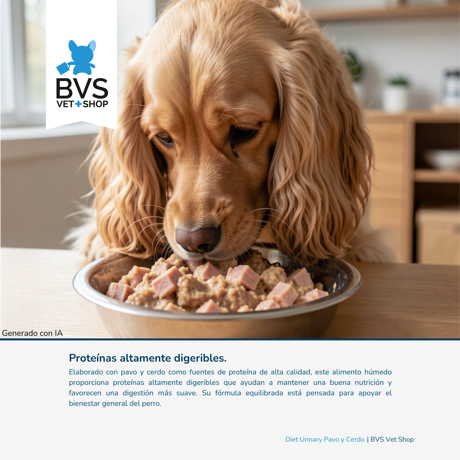 BVS Vet Shop Diet Urinary Pavo y Cerdo Lata para Perros Blanco 400 gr