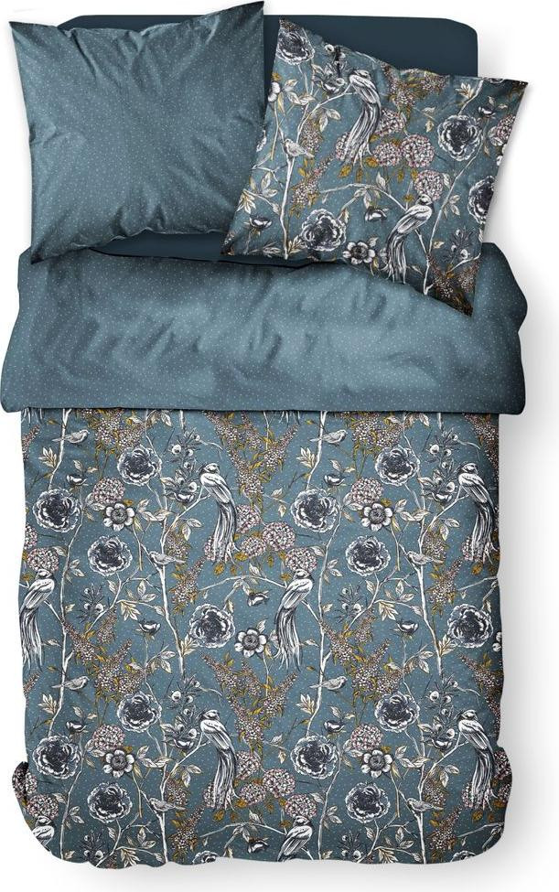 TODAY Katoenen beddengoed Airy Dawn met botanisch motief, 200 x 200 cm