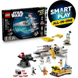 LEGO Star Wars 75423 SMART Play: Lukes Rot Fünf X-Wing, Spielset ab 6 Jahren