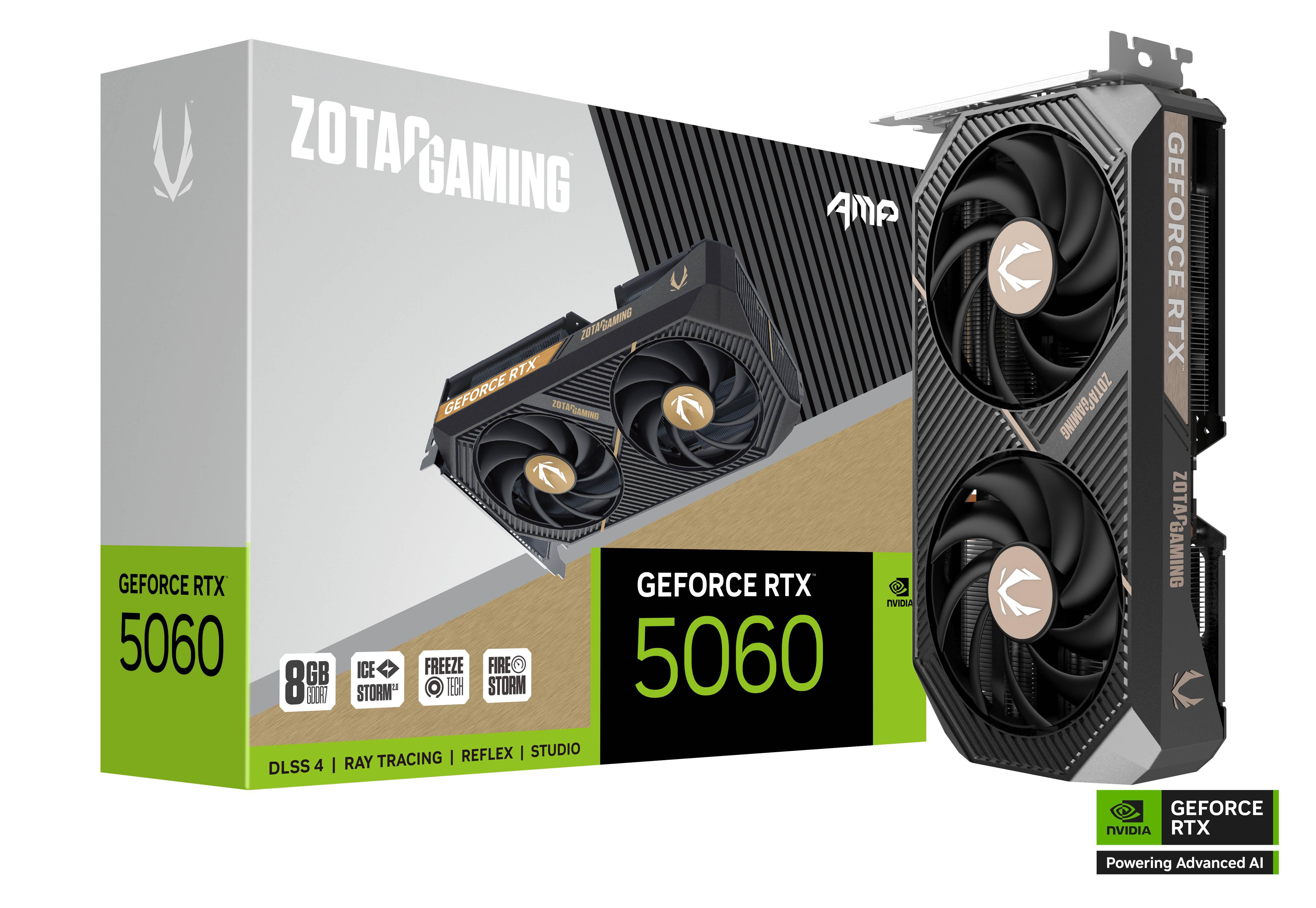 ZOTAC GAMING GeForce RTX 5060 AMP Grafikkarte 8 GB