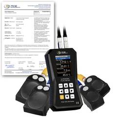PCE Instruments Ultraschall-Durchflussmessgerät PCE-TDS 200 ML-ICA inkl. ISO-Zertifikat Sensorset Datenlogger 32 GB