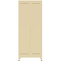 Fern Kleiderschrank | inkl. einem festen Fachboden und Kleiderstange - 606 creme