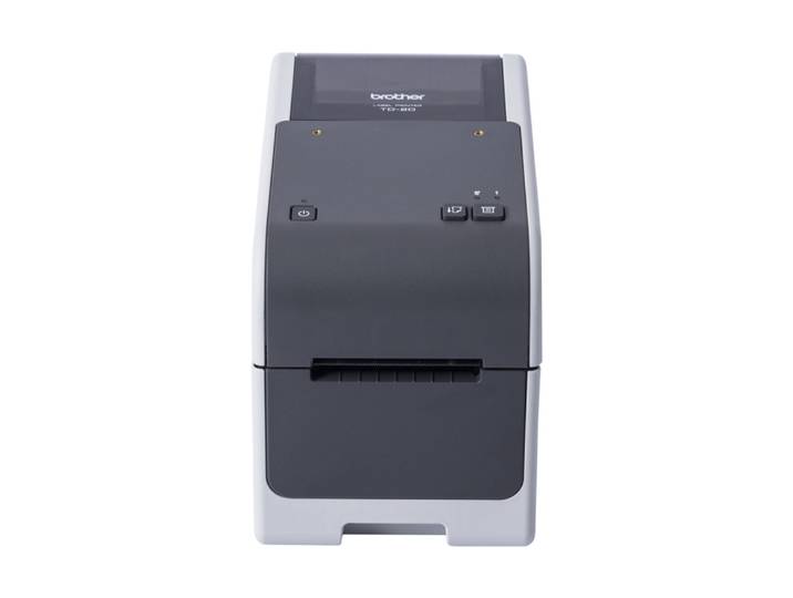 Brother TD-2310D203 - Imprimante d'étiquettes de bureau 2 pouces, Thermique directe, 203 x 203 DPI, 152 mm/sec, Avec fil, Noir, Gris