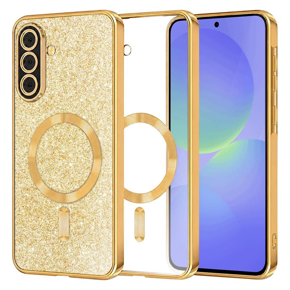 Techsuit - Luxury Glitter MagSafe - Samsung Galaxy A36 5G / A56 5G - Gold (Samsung Galaxy A56 5G) (56364276)
