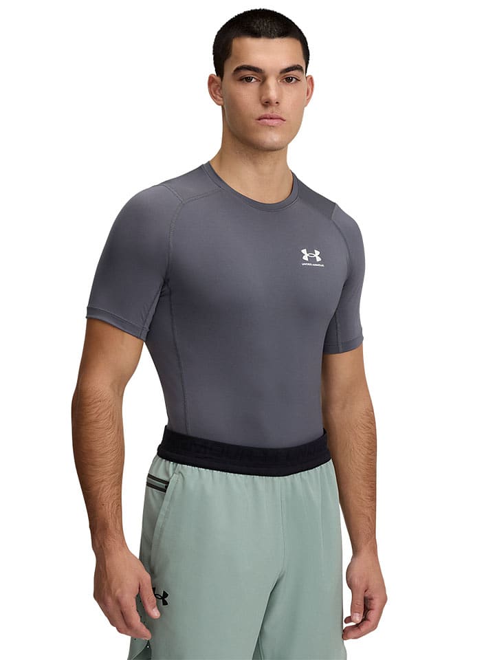 Under Armour Trainingsshirt "Armour Comp" in Anthrazit - S