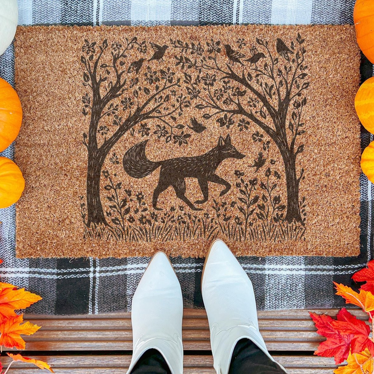 Laser Point Ingangsmat Folklore Style 90 x 60 cm
